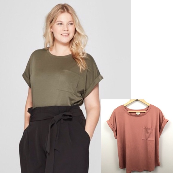 Cuffed Shortsleeve Tshirt | Poshmark